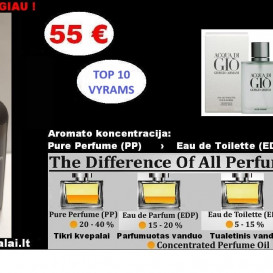 ARMANI Acqua Di Gio Kvepalai Vyrams 100ml (Parfum) Pure Perfume Koncentruoti kvepalai