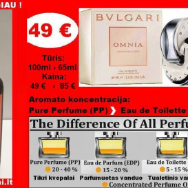 BVLGARI OMNIA CRYSTALLINE Koncentruoti Kvepalai Moterims 100ml (PP) Pure Perfume