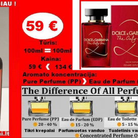 DOLCE&GABBANA The Only One 100ml (PP) Pure Perfume Koncentruoti Kvepalai Moterims