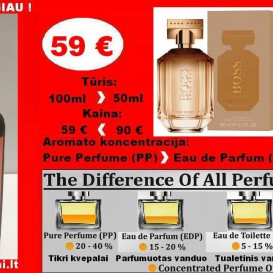 BOSS THE SCENT 100ml (PP) Pure Perfume Koncentruoti Kvepalai Moterims