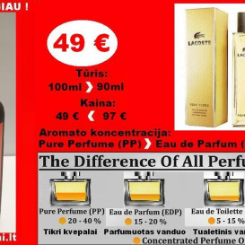 LACOSTE POUR FEMME Koncentruoti Kvepalai Moterims 100ml PP Pure Perfume