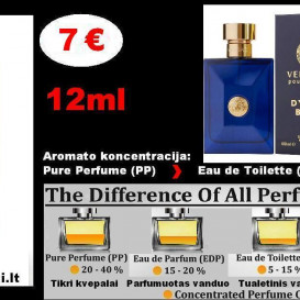 VERSACE „DYLAN BLUE“ 12ml (Parfum) Pure Perfume Kvepalai Vyrams