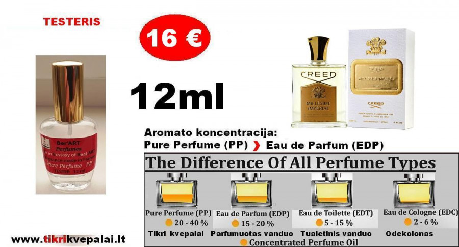 . "CREED" MILLESIME IMPERIAL 12ml (PP) Pure Perfume Kvepalai moterims