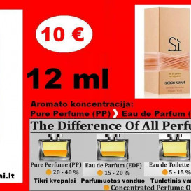 GIORGIO ARMANI „Si“ ROSE SIGNATURE 12ml (Parfum) Pure Perfume Kvepalai Moterims