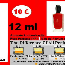 "GIORGIO ARMANI" Si PASSIONE Kvepalai Moterims 12ml (Parfum) Pure Perfume