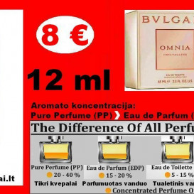 BVLGARI „OMNIA CRYSTALLINE“ 12ml (PP) Pure Perfume Kvepalai Moterims