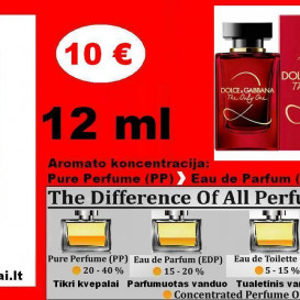 DOLCE & GABBANA „THE ONLY ONE“ 12ml (Parfum) Pure Perfume Kvepalai Moterims
