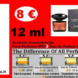 VERSACE CRYSTAL NOIR Kvepalai Moterims 12ml (Parfum) Pure Perfume
