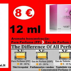 "VERSACE" BRIGHT CRYSTAL Kvepalai Moterims 12ml (Parfum) Pure Perfume