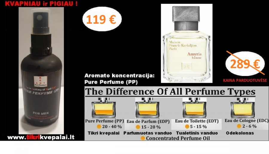AMYRIS HOMME EXTRAIT MAISON FRANCIS KURKDJIAN Kvepalai Vyrams 100ml (PP) Pure Perfume