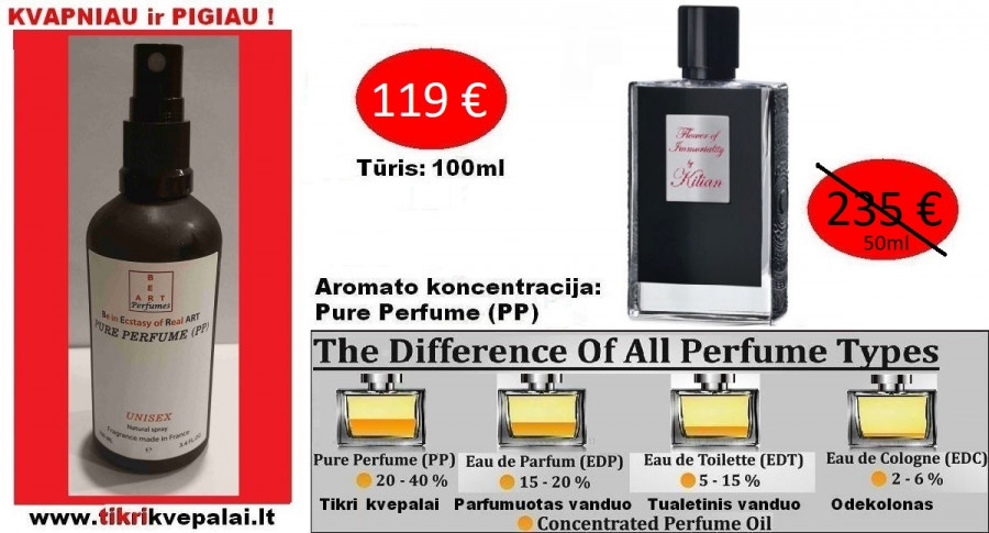 KILIAN FLOWER OF IMMORTALITY Nišiniai Kvepalai Moterims ir Vyrams (UNISEX) 100ml (PP) Pure Perfume