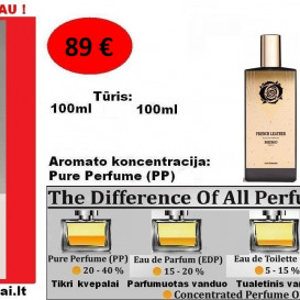 MEMO PARIS FRENCH LEATHER Nišiniai Kvepalai Moterims ir Vyrams (UNISEX) 100ml (PP) Pure Perfume