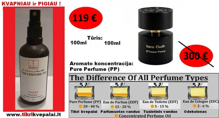 TIZIANA TERENZI NERO OUDH Nišiniai Kvepalai Moterims ir Vyrams (UNISEX) 100ml (PP) Pure Perfume