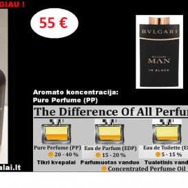 BVLGARI MAN IN BLACK Kvepalai Vyrams 100ml (PP) Pure Parfum koncentruoti kvepalai