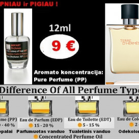 HERMES TERRE D'HERMES 12ml (PP) Pure Perfume Koncentruoti Kvepalai Vyrams