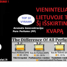 BER'ART PERFUMES EXTRAIT DE PARFUM FOR MEN 12ml (PP) Pure Perfume Koncentruoti Kvepalai Vyrams