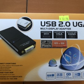 Usb 2.0 uga multi-display adapter