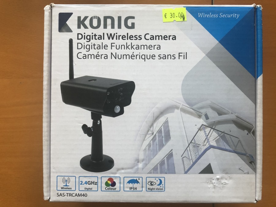 Konig digital wireless camera sas-trcam 40