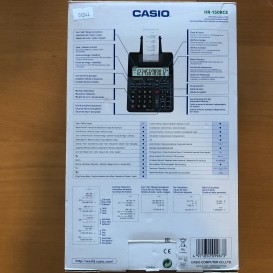 Casio hr-150rce printing calculator reprint and check
