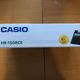 Casio hr-150rce printing calculator reprint and check