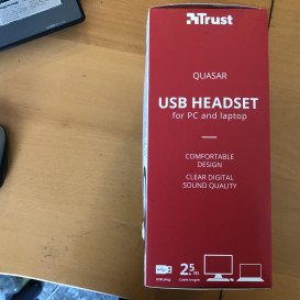 Ausinės Trust Quasar, USB