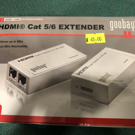 Goobay 60822-GB HDMI Cat 5/6 Extender distance Up to 60m