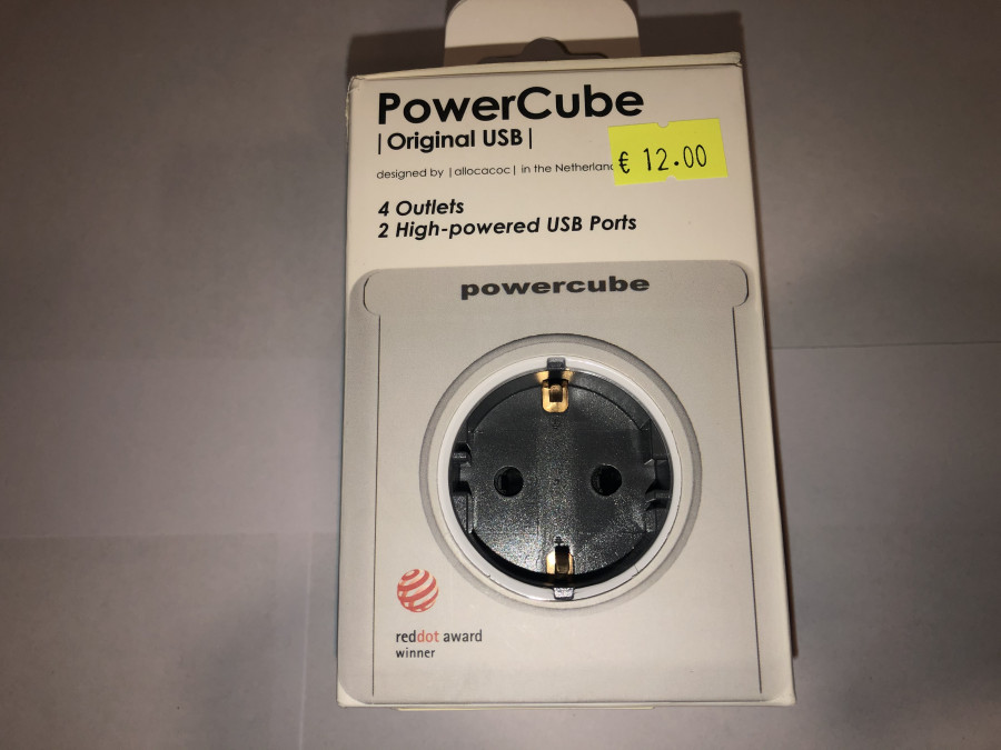 PowerCube Original  tinklo skirstytuvas su USB lizdais