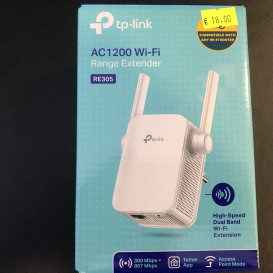 TP-LINK AC1200 Wi-Fi diapazono plėtiklis (RE305)