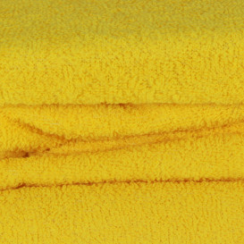 Frotinė paklodė su guma (ryškiai geltona)