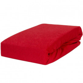 Frotinė paklodė su guma (raudona)
