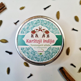 Tonizuojanti arbata "Karštoji Indija" su saldymedžiu