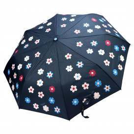Moteriškas gėlėtas skėtis (kelios spalvos)