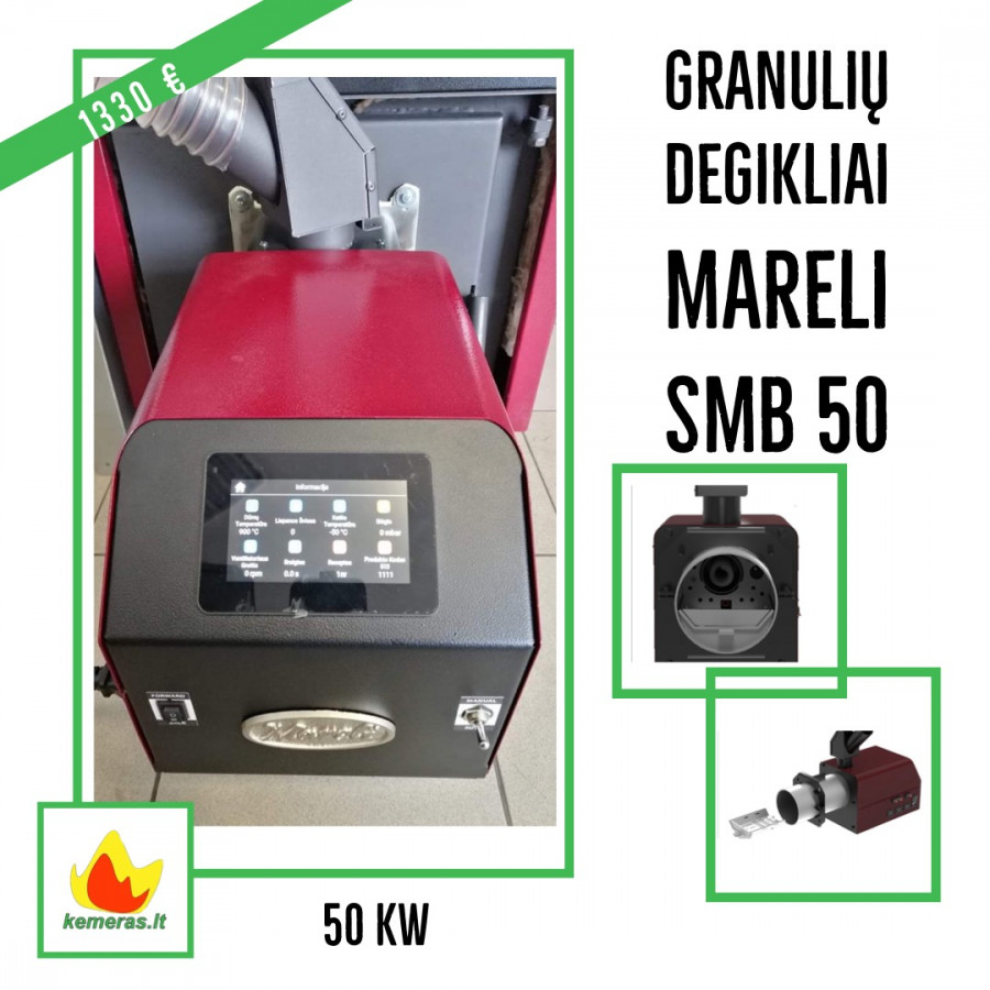 D0099 Granulių degiklis Mareli SMB 50 (10-50kW)