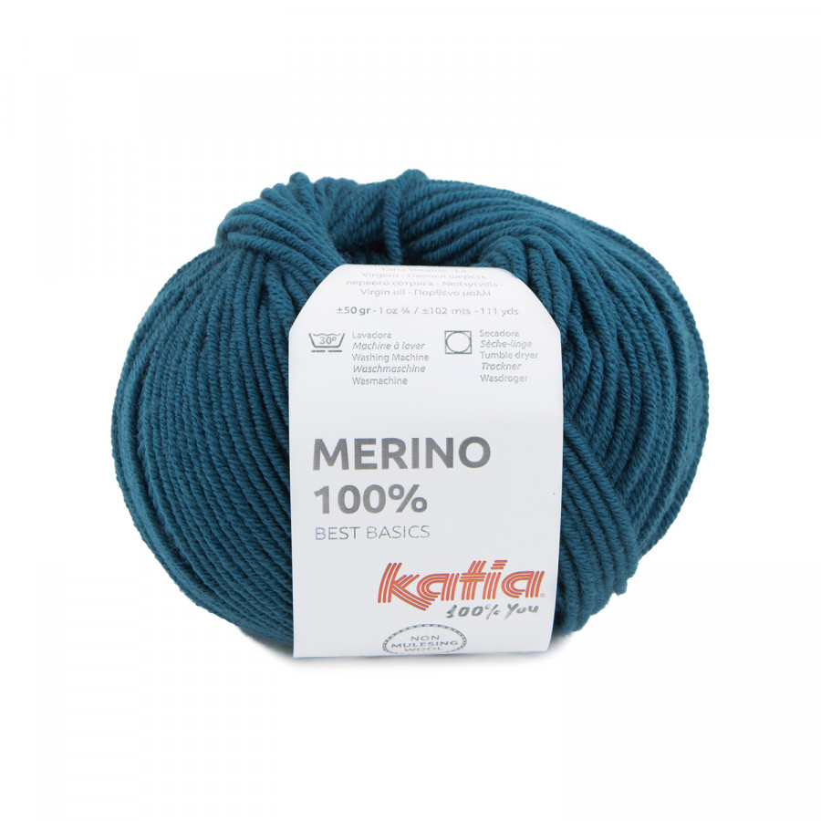 Merino 100% Green blue