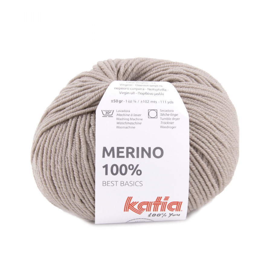Merino 100% Stone grey