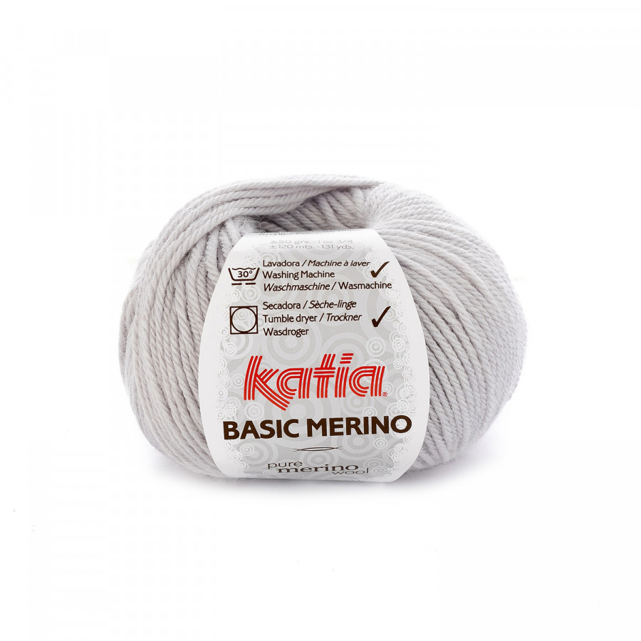 Basic merino Very light grey (Nr. 38)