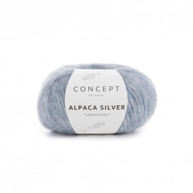 Alpaca silver Pastel blue-Silver (Nr. 253)