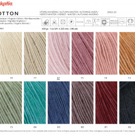 MOHAIR COTTON Beige red (Nr. 74)