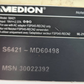Medion S6421 – MD60498 (palmrest su klaviatūra)