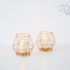 Geometrinė žvakidė arbatinei žvakei (Ž-38)