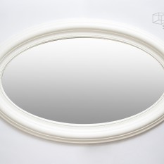 Didelis baltas ovalus veidrodis (Vd-1)